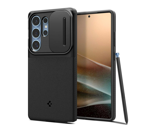 SPIGEN Optik Armor do Samsung Galaxy S25 Ultra Black ACS08969 - 1313130 - zdjęcie